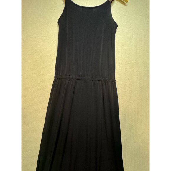 Michael Kors Women's Cocktail Maxi Dress Sleeveless Stretch Size XS Black Solid - Picture 11 of 12